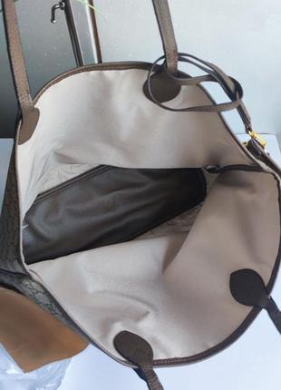 Сумка большая брендовая, сумка 2в1, сумка+кошелек, сумка шоппер8 фото
