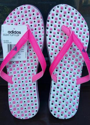 Новые женские шлепанцы вьетнамки пантолеты adidas eezay flip flop5 фото