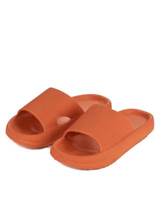 Шлепанцы женские пена ideas yeezy зе лето оранжевый 1239532 фото