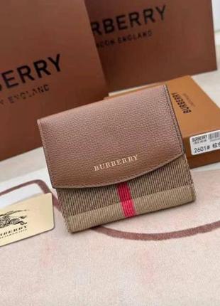 Женский кошелек burberry в подарочной коробке