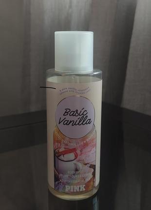 Спрей мист victoria’s secret pink basic vanilla1 фото