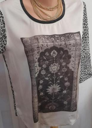 Легесенька брендова блуза блузка футболка топ етно бохо  с м