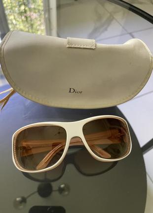 Dior очки белые оригинал аксессуары очки