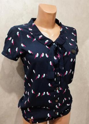 Отличная блузка в принт продвинутого молодежного бренда из нимечки nakatano2 фото