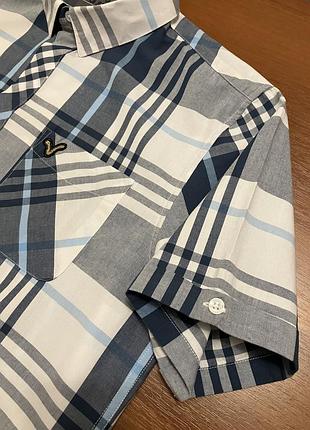 Рубашка мужская l-xl оригинал англия хлопок короткий рукав