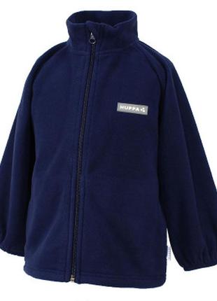 Кофта huppa флисовая berrie 1501base тёмно-синяя 92 (4741468466156)