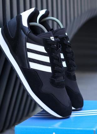 Мужские кроссовки adidas black white 43-44-45