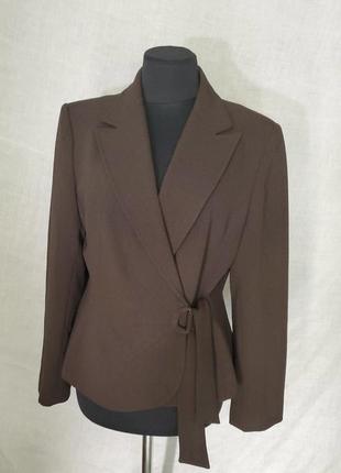 Піджак коричневий на запах wallis