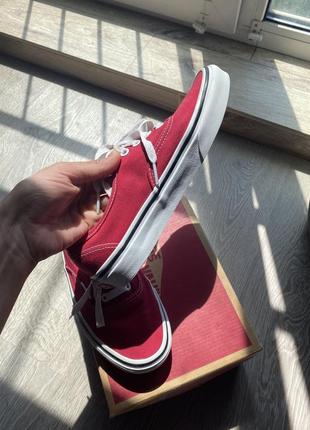 Красные кеды vans5 фото