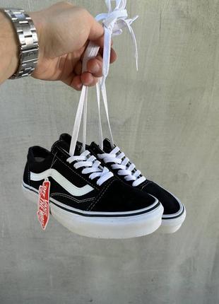 Замшеві, чорні кеди vans old skool , натуральна замша , накладений платіж2 фото