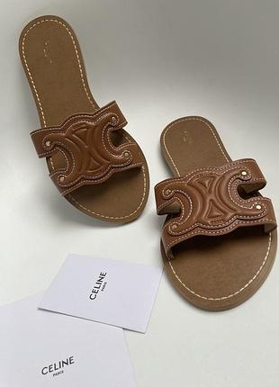 Шлепанцы в стиле celine