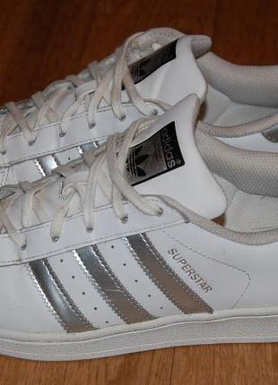 Шкіряні кросівки 38 р adidas superstar