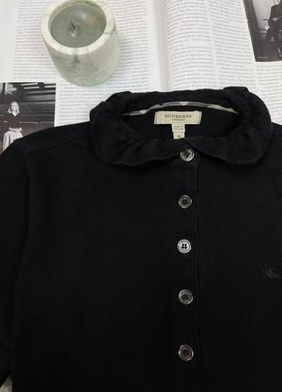 Оригінальна футболка поло burberry ruffled collar polo shirt10 фото