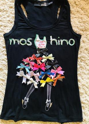 Кофточка,маечка love moschino оригинал бренд размер s