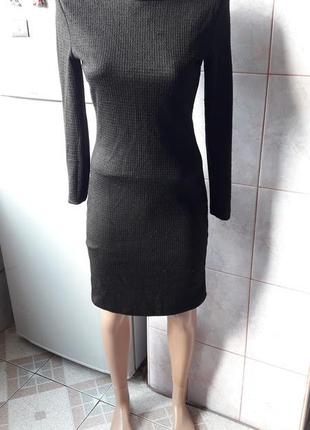 Черное платье "mango", размер s. состояние отлично