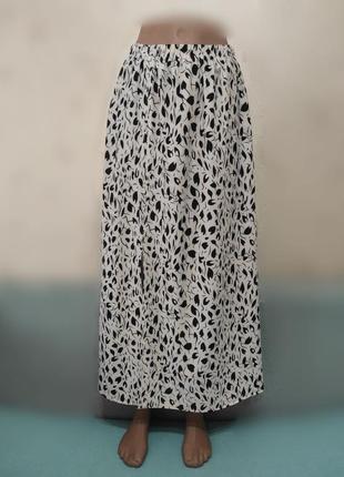 Длинная юбка с разрезом, ткань софт, много цветов