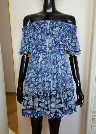 Пляжное платье туника antica santoria by giacomo girgue