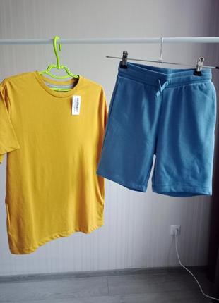 Шорты и футболка, набор летний, шорты для мальчика, футболка для мальчика, комплект футболка с шортами, костюм шорты и футболка6 фото