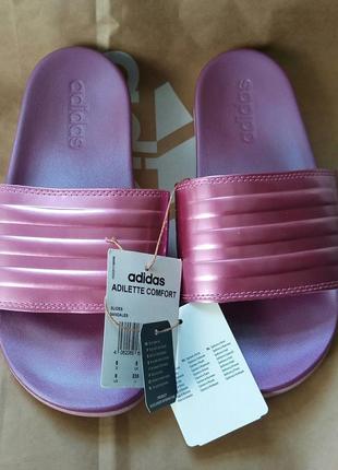 Шлепанцы вьетнамки сланцы adidas adilette comfort fy7899