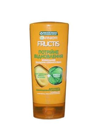 Бальзам-ополіскувач 200мл (потрійне відновлення) тм garnier fructis "kg"