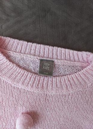 Стильный свитер на девочку 4р.2 фото