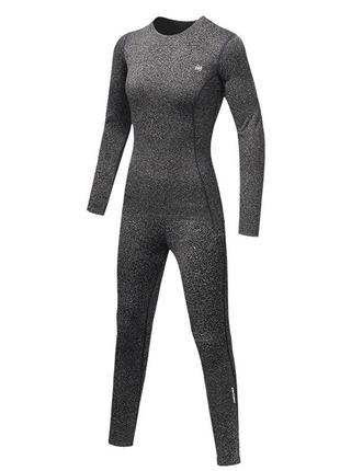 Термобелье женское xintown nyxt19jbyd gray s теплый фитнес-костюм осень-зима на флисе "kg"2 фото