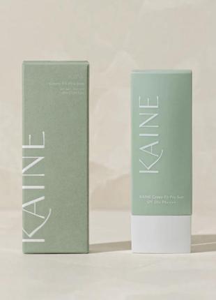 Веганский успокаивающий солнцезащитный крем kaine green fit pro sun spf50+ pa++++55 мл