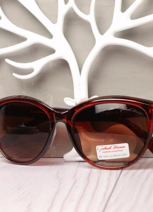Очки солнцезащитные женские бабочка, очки солнцезащитные женские, очки солнцезащитные женские коричневые "kg"3 фото