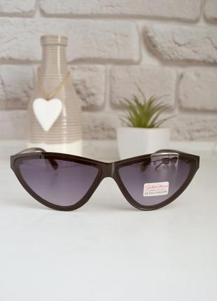 Окуляри сонцезахисні жіночі +чохол окуляри жіночі чорні "kg"