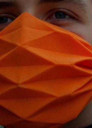 Wau mask-багаторазова маска без гумок україна ваумас "kg"1 фото