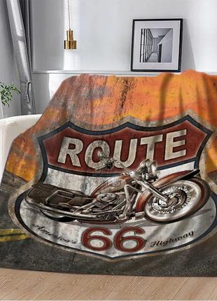 Плед 3d route 66 20222329_b 10605 135х160 см
