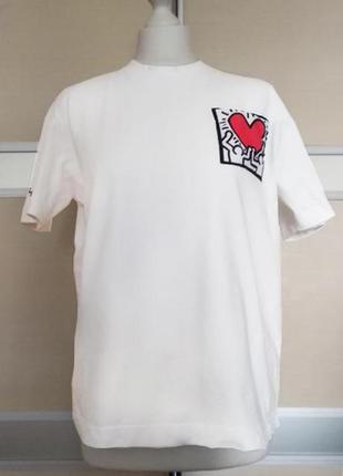 Футболка zara , keith haring