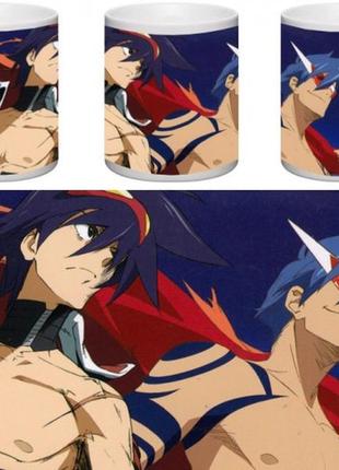 Кружка gurren lagann - симон, камина gg 01.07 "kg"