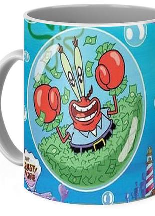 Кружка geekland  spongebob squarepants губка боб квадратные штаны пузырь sb 02.03 "kg"3 фото