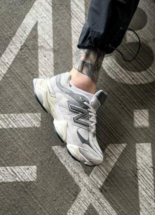 Кроссовки new balance 9060 "rain cloud grey"