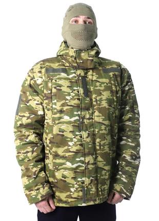 Парка чоловіча тактична для військових та армії combat softshell, куртка військова зелена розмір xl "kg"