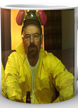 Кухоль geek land білий breaking bad у всі тяжкі уолтер і джессі bb.02.007 "kg"