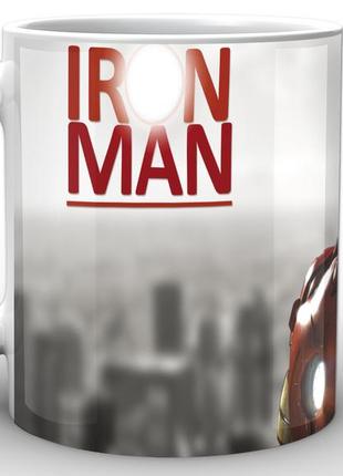 Кружка geekland белая железный человек iron man надпись im.02.049.661 "kg"3 фото