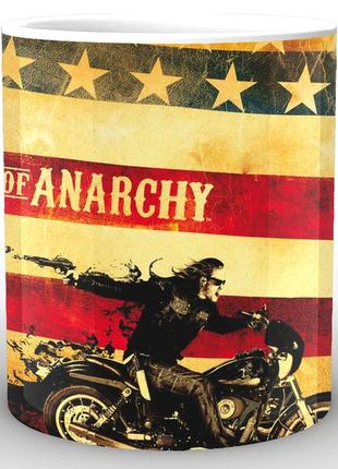 Кружка geek land белая сыны анархии sons of anarchy флаг sa.002.09 "kg"2 фото