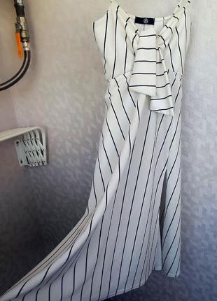 Красивий сарафан с розрезом s,m летнее платье4 фото