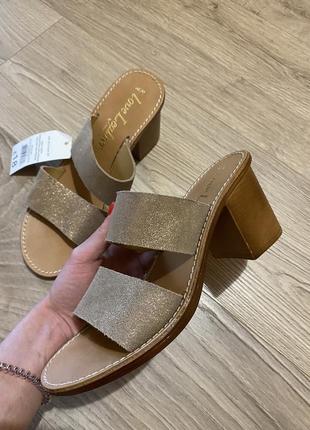 George кожаные босоножки 38,5/39