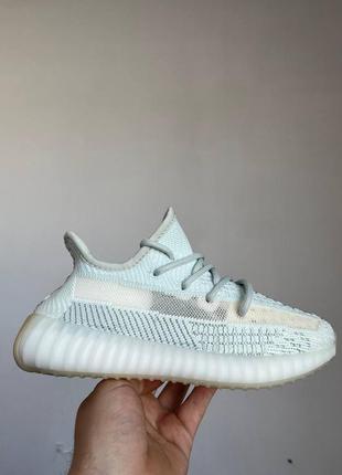 Женские летние, текстильные кроссовки adidas yeezy boost 3504 фото