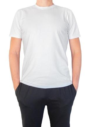 Мужская базовая футболка, трикотажные футболки. летняя футболка 46-54р6 фото