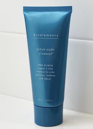 Средство глубокого очищения для всех типов кожи urban undo cleanser bioelements