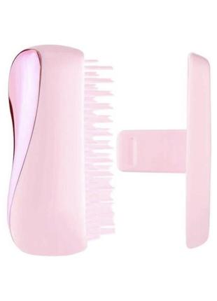 Расческа tangle teezer compact styler baby doll pink chrome1 фото