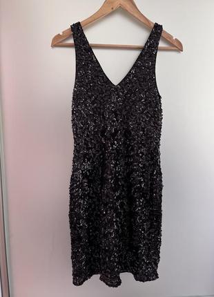 Платье платье в пайетках zara