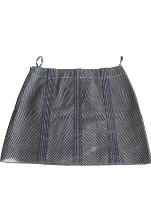 Джинсовая юбка с люверсами karen millen юбка размер 12/l2 фото