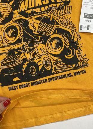 Monster truck новая футболка с этикетками, бренд f&amp;f3 фото