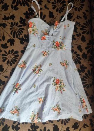 Сукня платье в цветочний принт