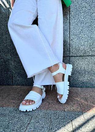 ❤️ кожаные босоножки